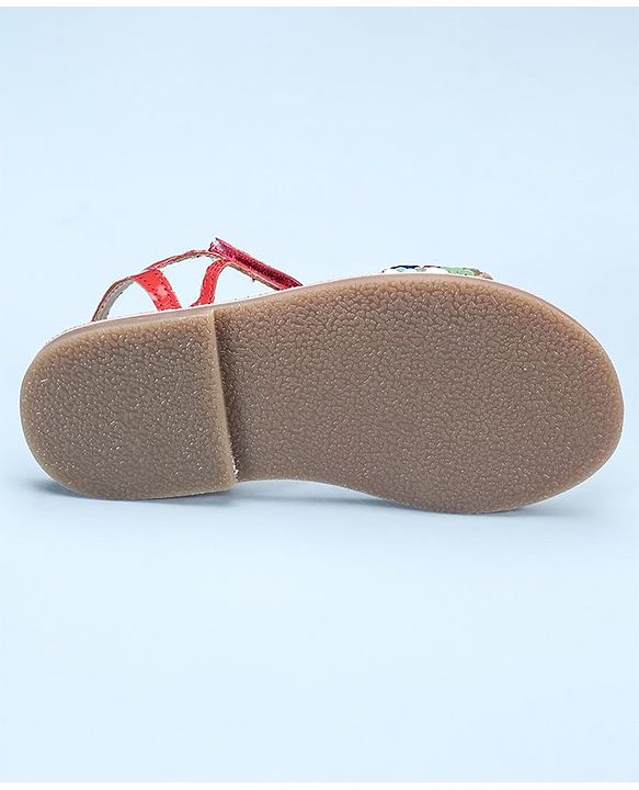 Pine Kids Sandals Sequin Detailing - Fuchsia