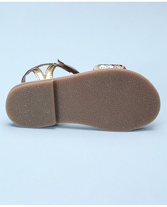 Pine Kids Sandals Sequin Detailing - White