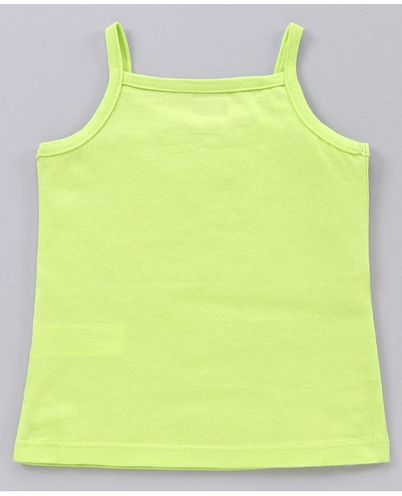 Babyhug Singlet Sleeves 100% Cotton Antibacterial Finish Slips Sea Pack of 3 - Pink Green