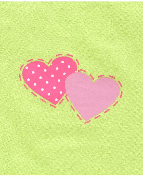 Babyhug Singlet Sleeves 100% Cotton Antibacterial Finish Slips Sea Pack of 3 - Pink Green