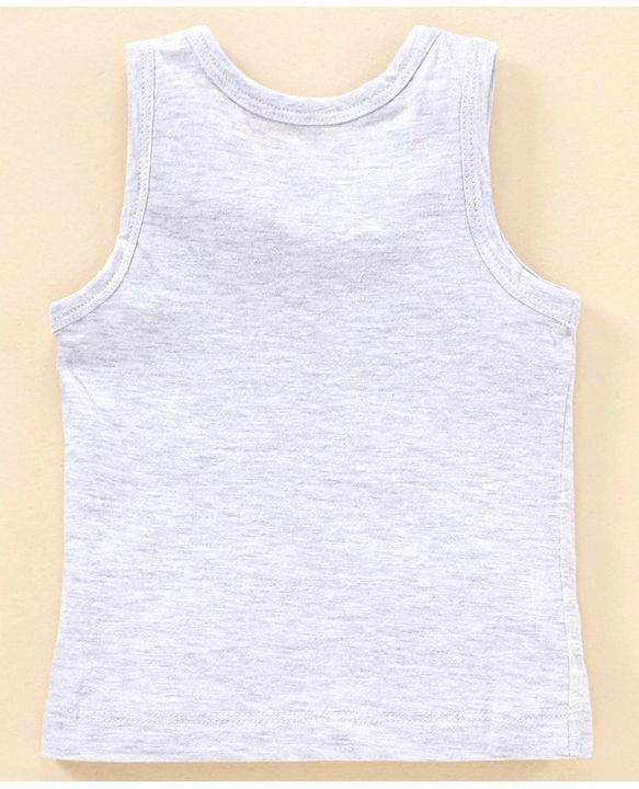Babyhug Sleeveless 100 % Cotton Antibacterial Finish Vests Pack of 3 - Multicolour
