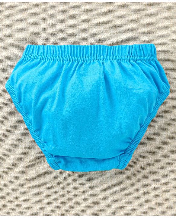 Babyhug 100%Cotton Anti Bacterial Finish Panties Rainbow & Heart Print Pack of 3 - Pink Yellow Blue