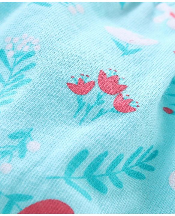 Babyhug 100% Cotton Antibacterial Finish Panties Pack of 3 - Pink White Blue
