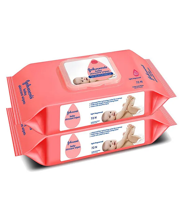 Johnson's Baby Skincare Wipes Pack of 144 Pieces