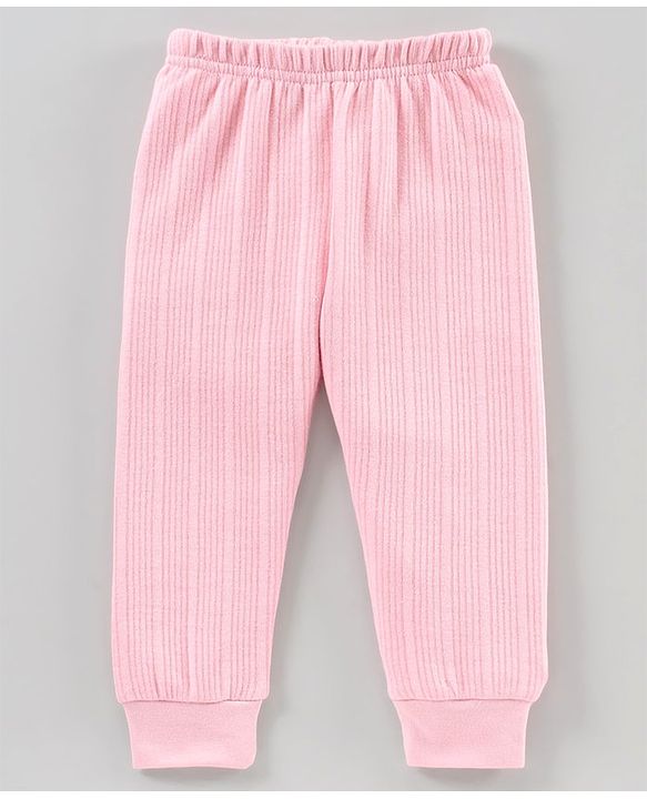 Babyhug Full Length Thermal Lounge Pant - Pink