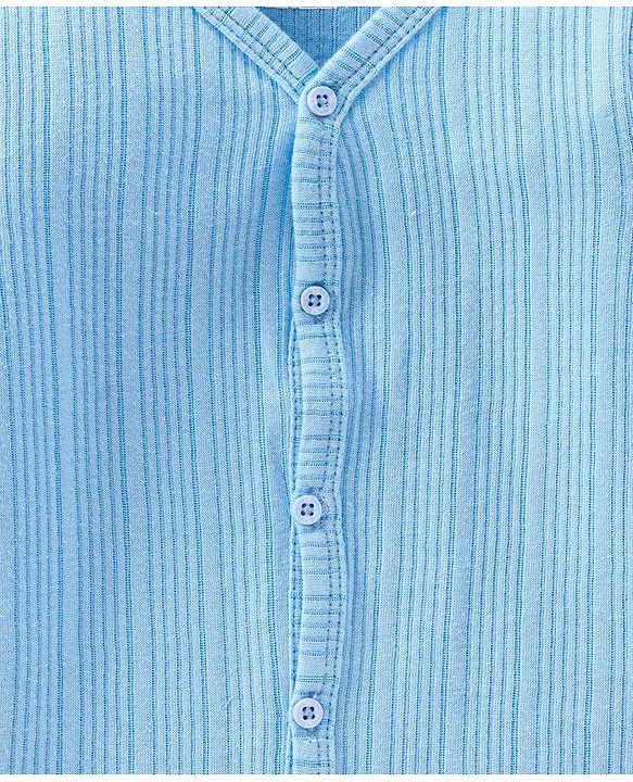 Babyhug Full Sleeves Thermal Vest - Blue