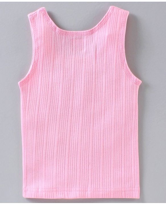 Babyhug Sleeveless Thermal Vest - Pink