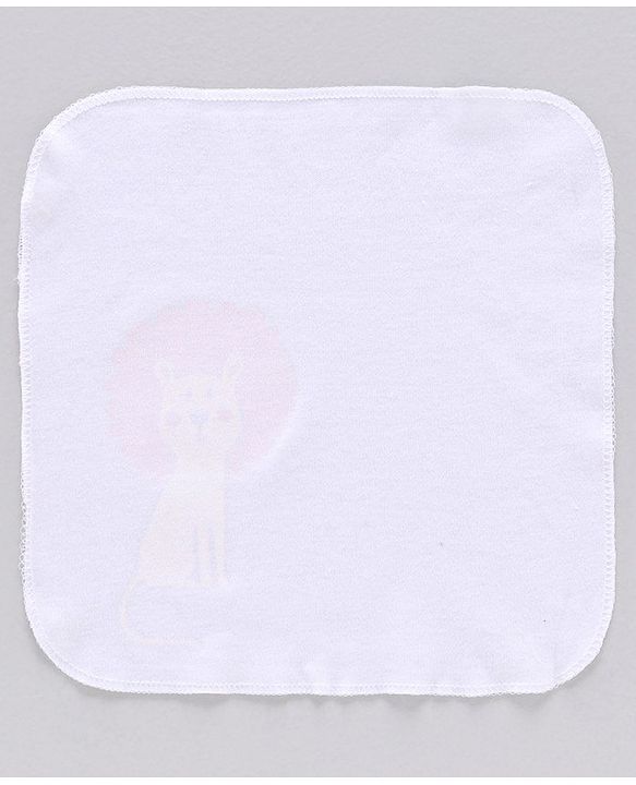 Babyhug 100%Cotton Clothing Gift Set Lion Print Pack of 9 - White Yellow