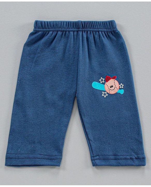 Babyhug Clothing Gift Set Sports Print Blue - 10 Piece