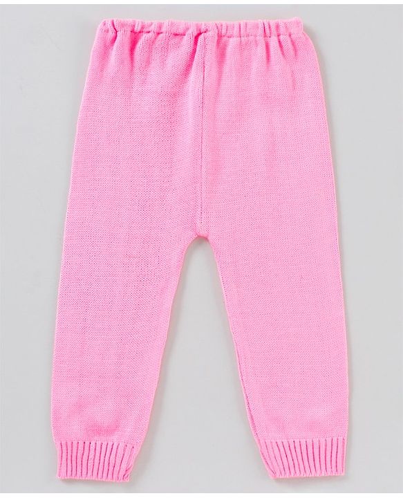 Babyhug Full Length Lounge Pant Solid Color - Pink
