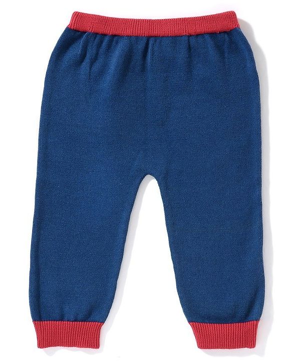 Babyhug Full Sleeves 100% Organic Cotton Sweater Set with Cap Horse Print - Red