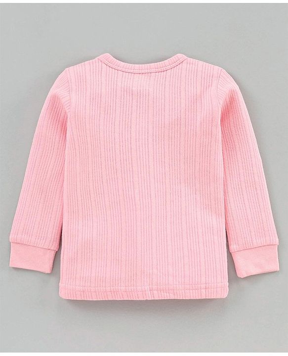 Babyhug Full Sleeves Thermal Vests - Pink