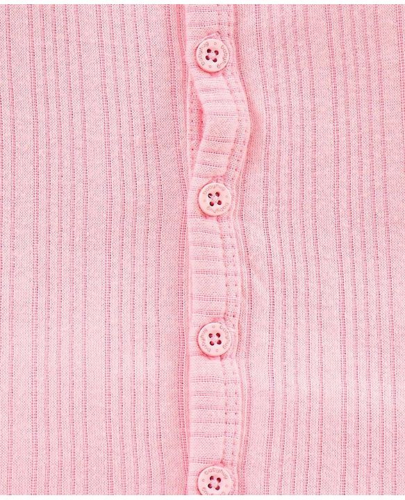 Babyhug Full Sleeves Thermal Vests - Pink