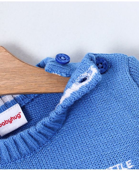 Babyhug Full Sleeves Pullover Stripes Sweater - Multicolour