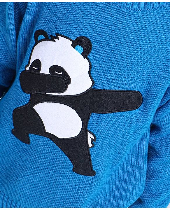 Babyhug Full Sleeves Sweater  - Blue
