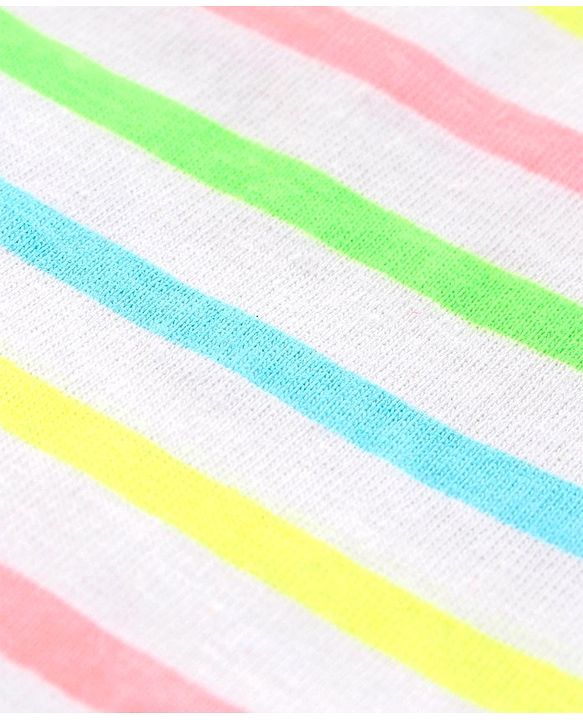 Babyhug 100% Cotton Singlet Slips Pack of 3 - Pink White