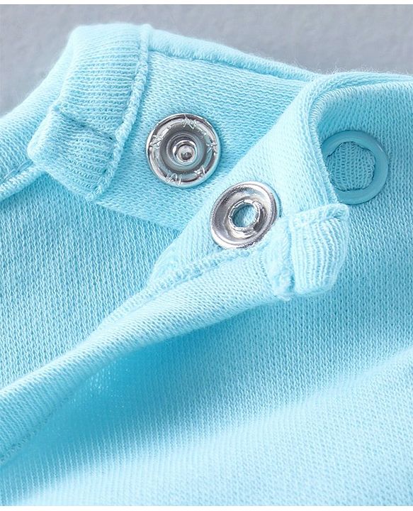 Babyhug 100% Cotton Printed Onesie - Blue