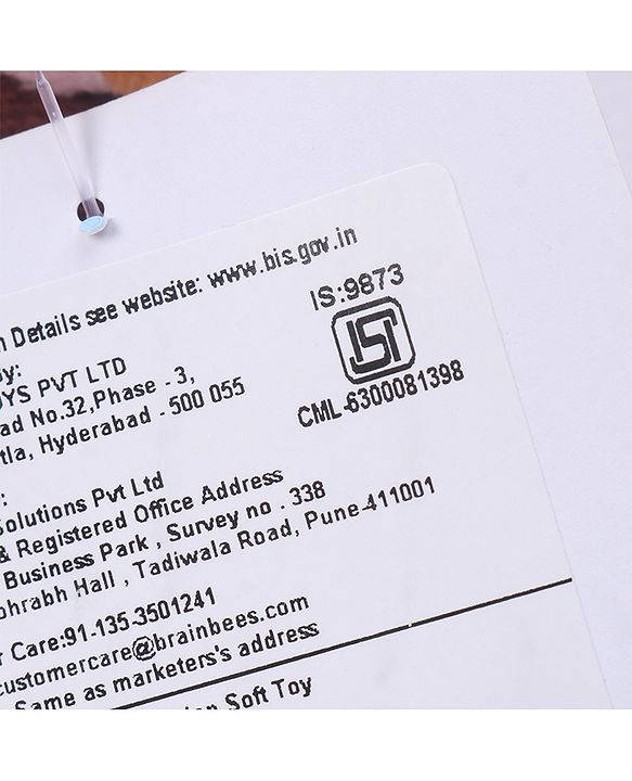 Babyhug Lion Soft Toy - Height 31 cm