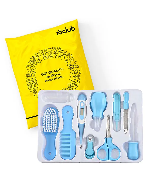 10Club Nail Care Kit 10 Pcs (Blue) 0m Baby Nail Cutter Set Online in India,  Buy at Best Price from Firstcry.com - 9184646