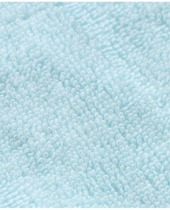 Babyhug 3/4 Sleeves Bathrobe Muffin Print - Blue