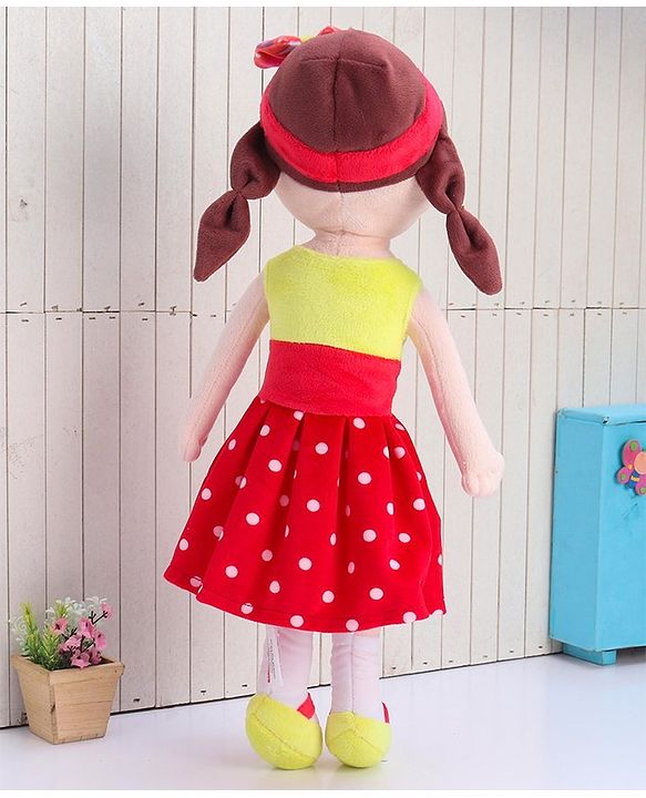 Babyhug Sophie Candy Doll Red Yellow - Height 50 cm
