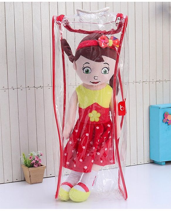 Babyhug Sophie Candy Doll Red Yellow - Height 50 cm