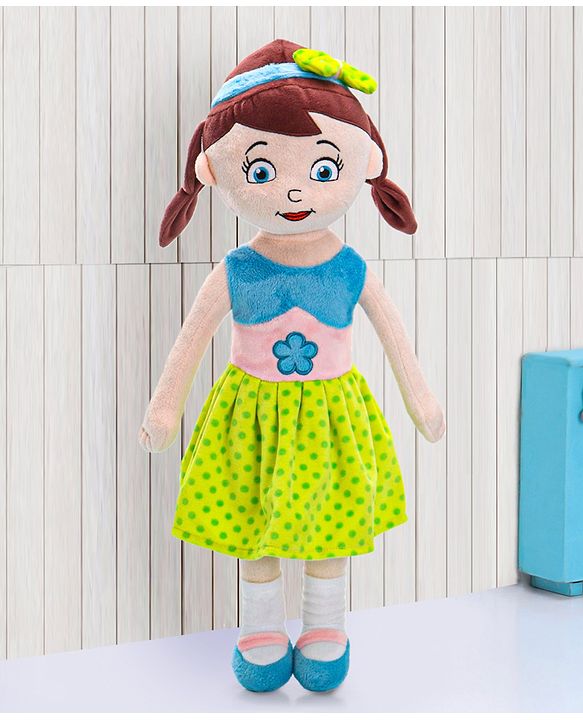 Babyhug Sophie Candy Doll Blue Green - Height 50 cm