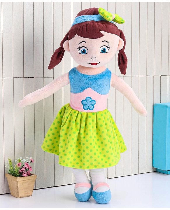 Babyhug Sophie Candy Doll Blue Green - Height 50 cm