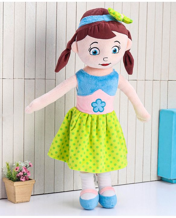 Babyhug Sophie Candy Doll Blue Green - Height 50 cm