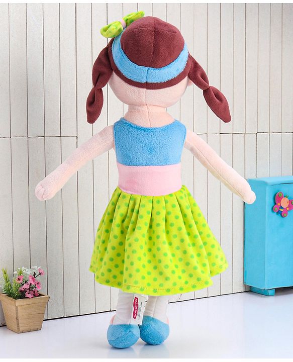 Babyhug Sophie Candy Doll Blue Green - Height 50 cm