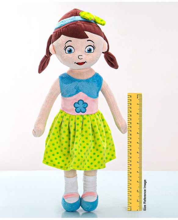 Babyhug Sophie Candy Doll Blue Green - Height 50 cm