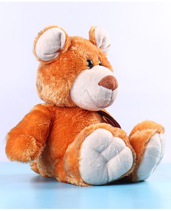Babyhug Buddy Bear Soft Toy Light Brown - Height  38 cm