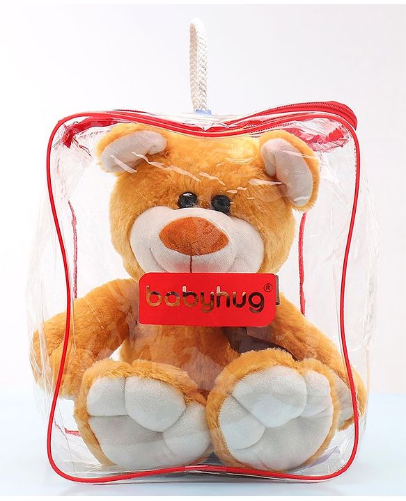 Babyhug Buddy Bear Soft Toy Light Brown - Height  38 cm