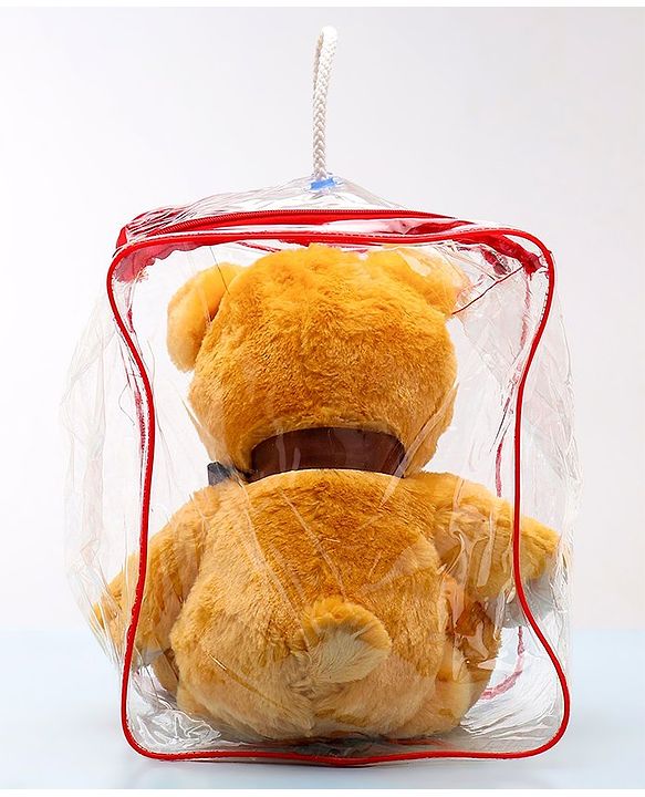 Babyhug Buddy Bear Soft Toy Light Brown - Height  38 cm