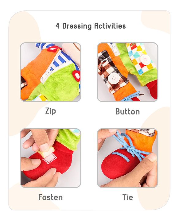 Babyhug Geo Activity Candy Doll - Height 40 cm