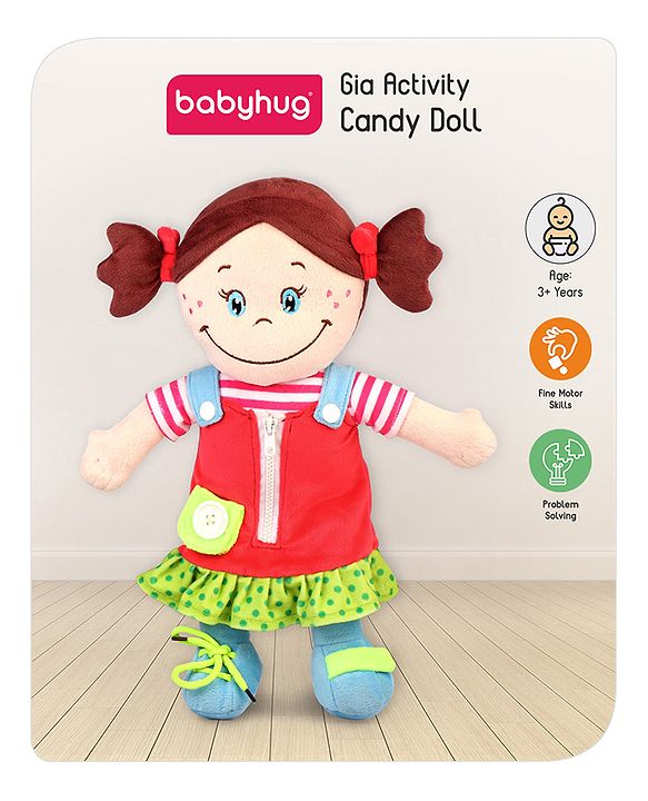 Babyhug Gia Activity Candy Doll - Height 42 cm