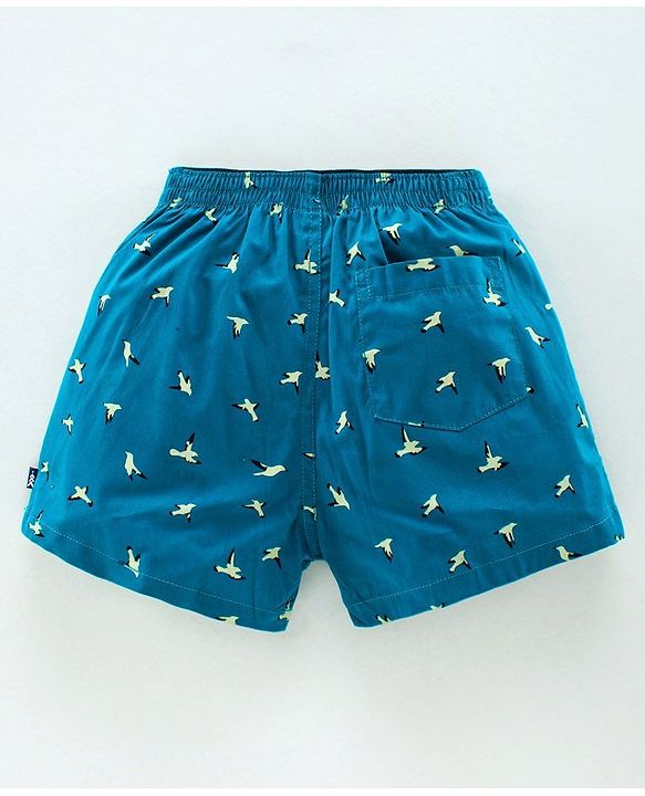 Pine Kids Peach Wash Finish Boxers Pack of 2 - Green