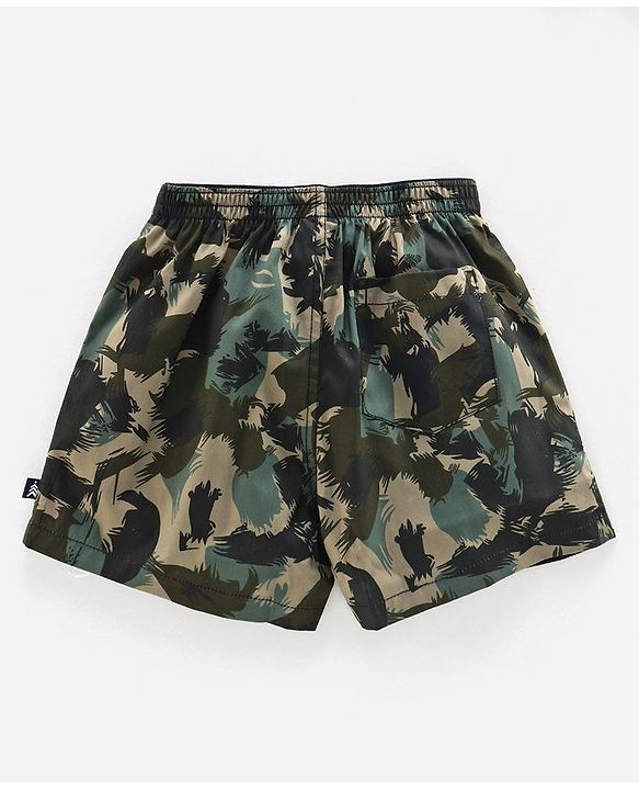 Pine Kids Peach Wash Finish Boxers Pack of 2 - Green Blue