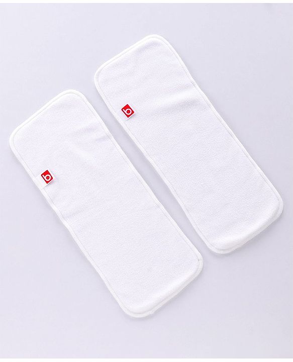 Babyhug Free Size Reusable Cloth Nappies  With 2 SmartDry Inserts Elephant Print - Violet