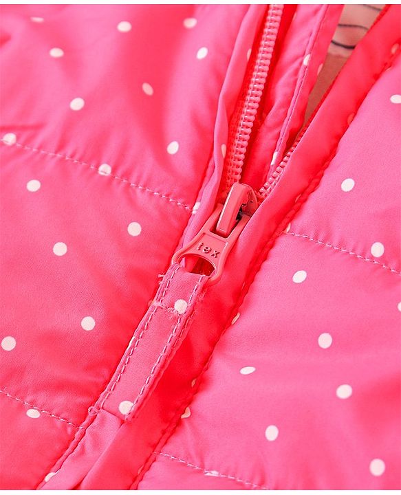 Babyhug Full Sleeves Front Open Sweater - Pink