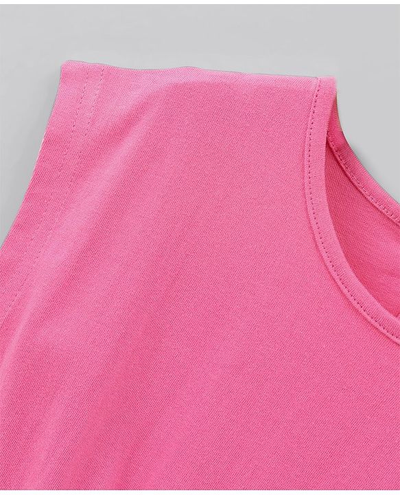 Pine Kids Bio Wash Short Sleeves Frocks Pack of 2 - Pink Navy Blue