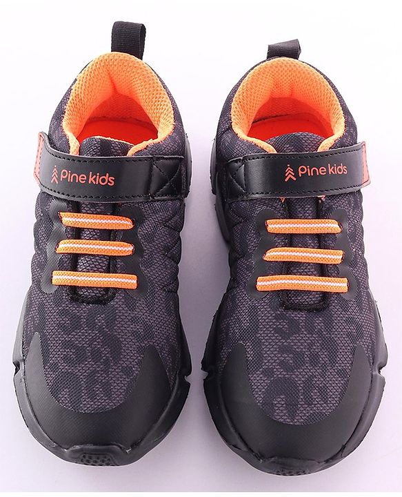 Pine Kids Sneakers Shoes - Black