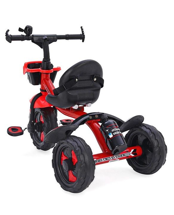 Babyhug Plug & Play Phantom Tricycle With Storage Basket - Red