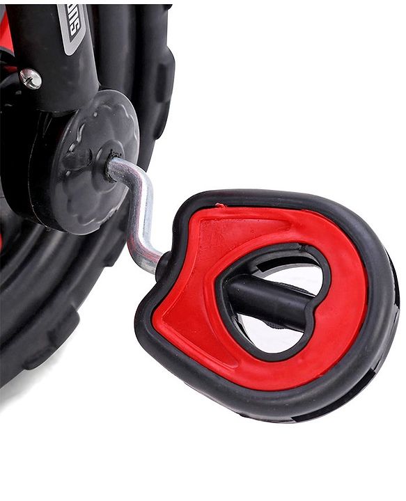 Babyhug Plug & Play Endure Tricycle with Parental Push Handle & Storage Basket - Red