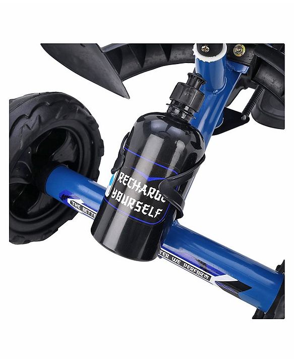 Babyhug Plug & Play Endure Tricycle with Parental Push handle & Storage Basket - Blue