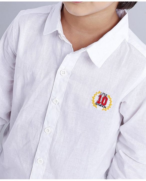 Babyhug Sleeveless Pullover Sweater Number Patch - Blue