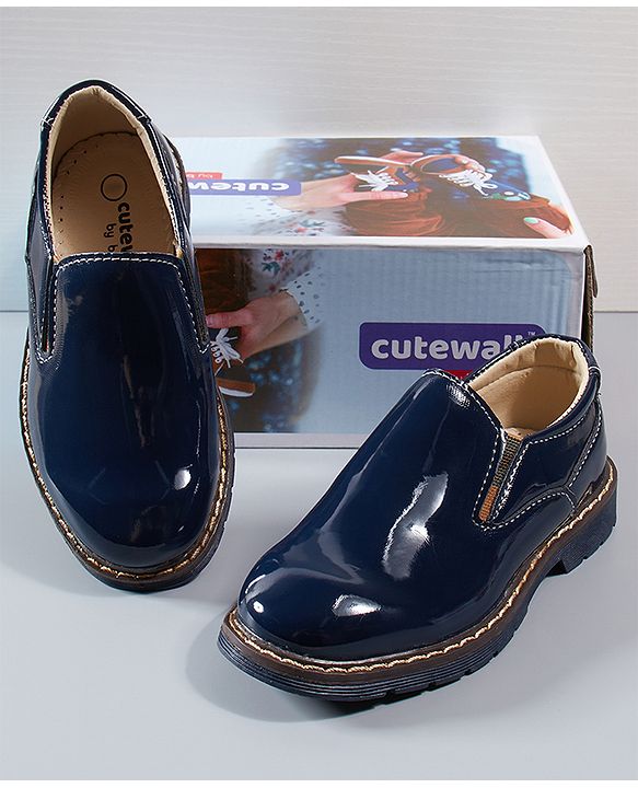 Cute Walk by Babyhug Formal Shoes - Blue