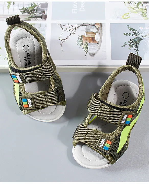 Buy Cute Walk by Babyhug Sandals Green for Boys 9 12Months