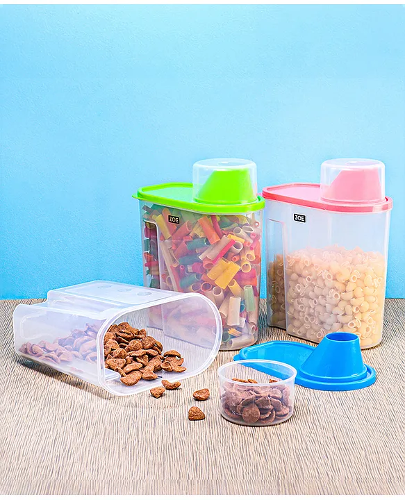 Snack Container Set of 3 - Multicolour [+info]