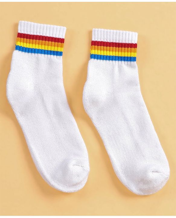 Pine Kids Anti Microbial Ankle Length Socks Pair of 5 - Multicolour